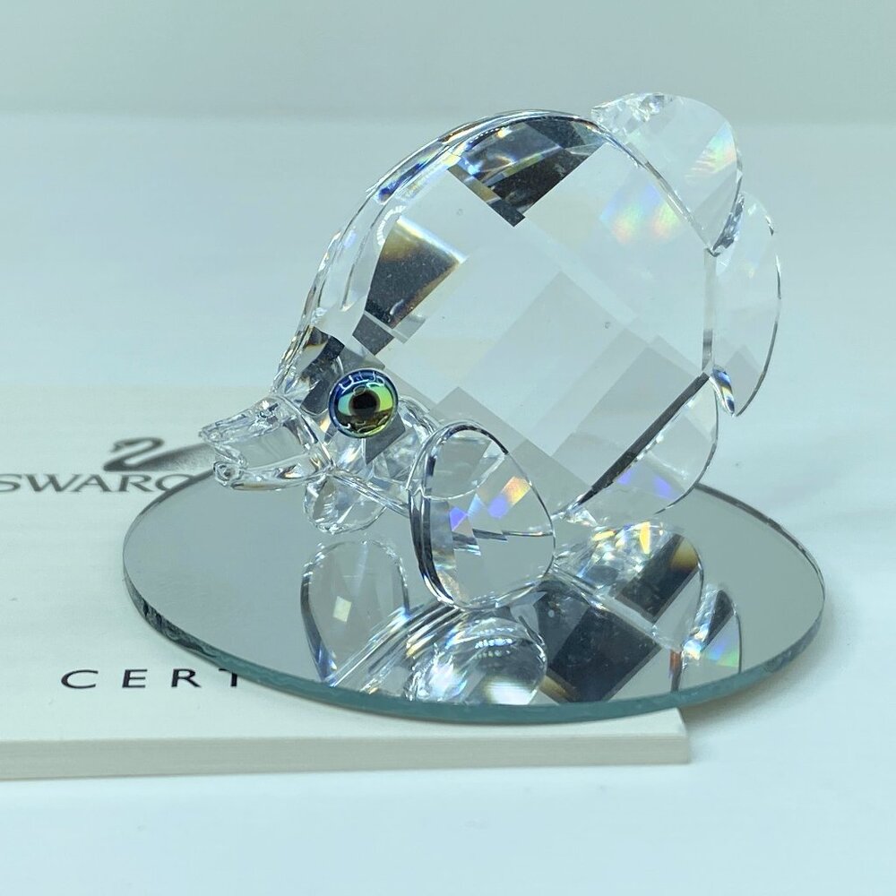 Swarovski Crystal 2005 Aquatic, Small, Butterfly Fish Figurine, Blue Eyes S54